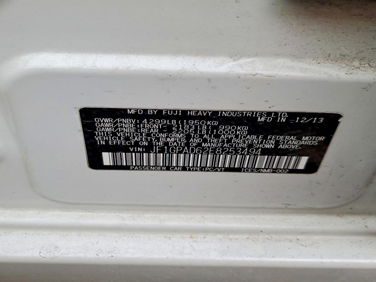 2014 SUBARU IMPREZA PREMIUM photo 13