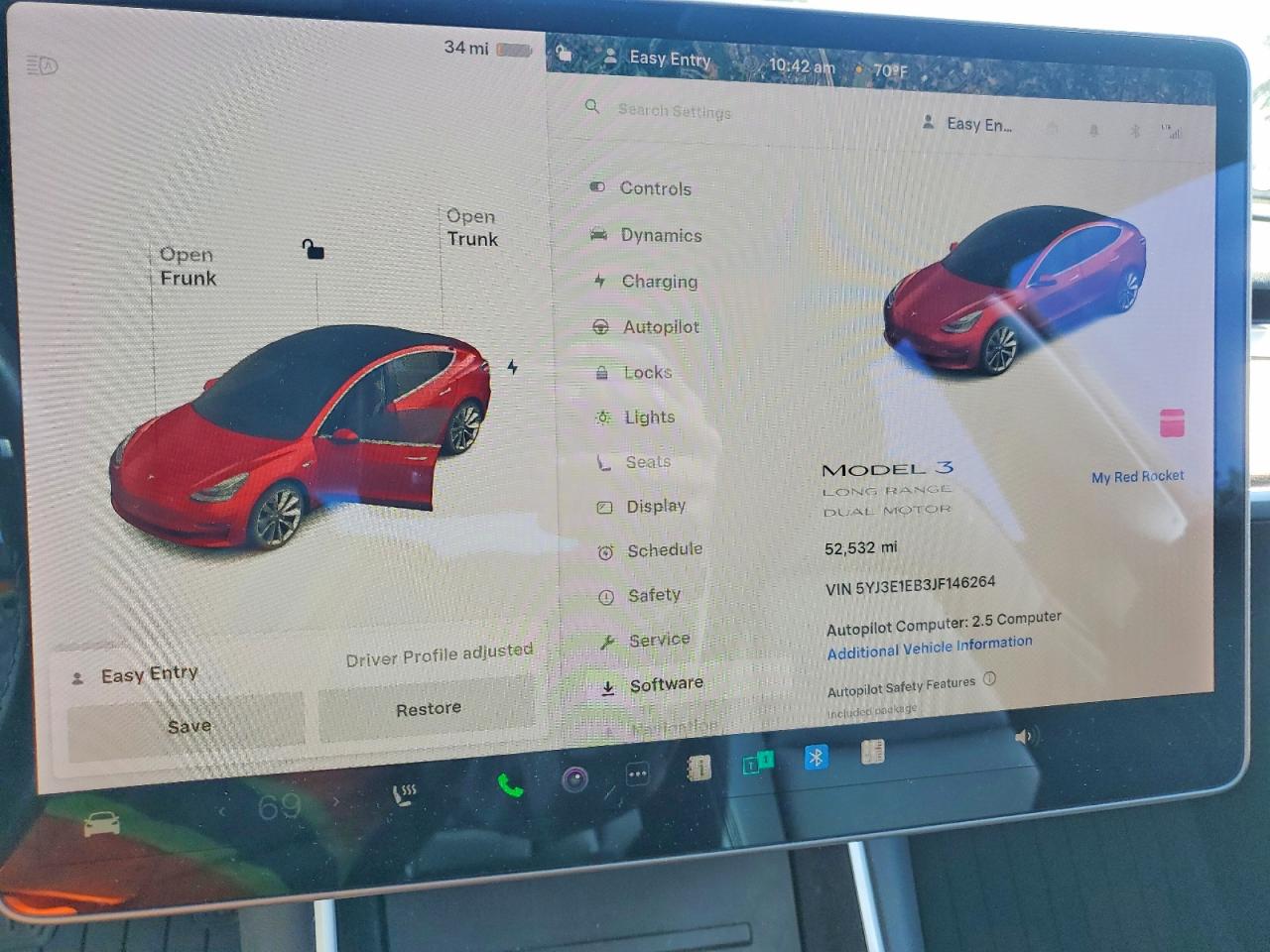 2018 TESLA MODEL 3 photo 9