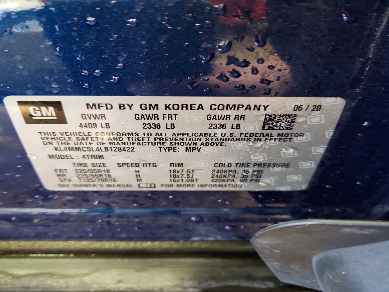 2020 BUICK ENCORE GX PREFERRED photo 25