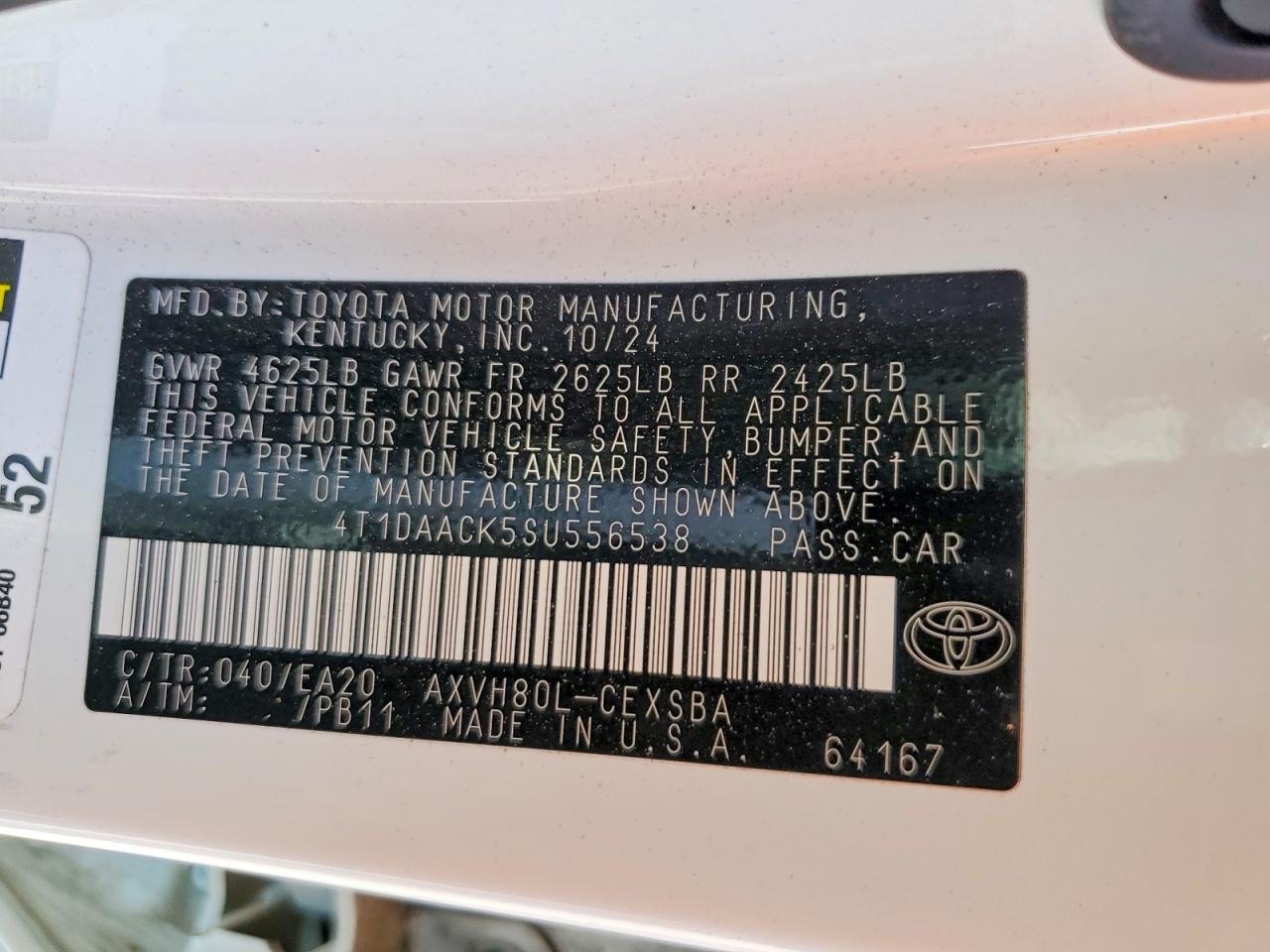 2025 TOYOTA CAMRY SE photo 23