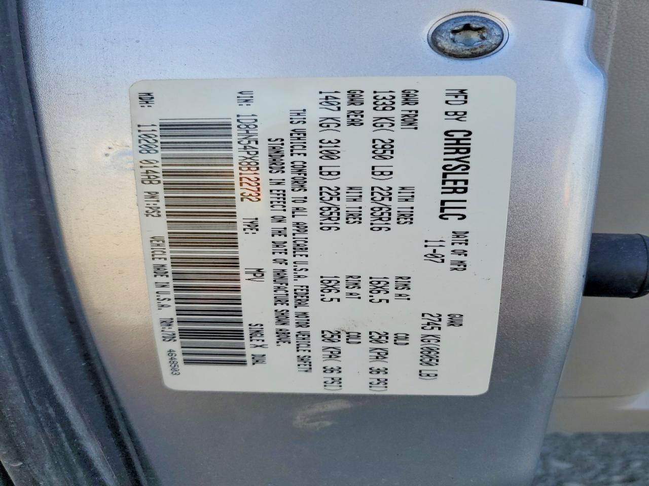 2008 DODGE GRAND CARAVAN SXT photo 37
