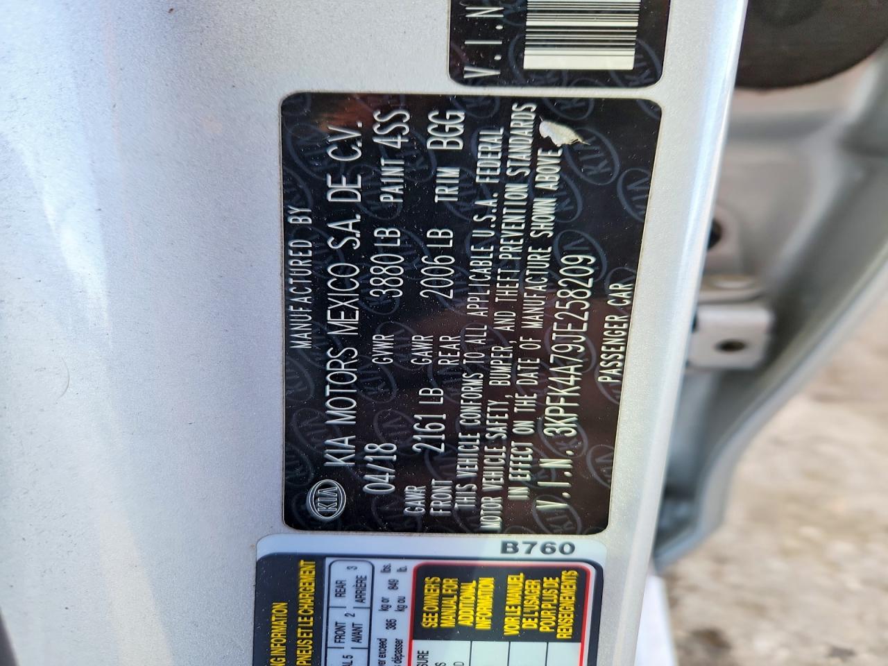 2018 KIA FORTE LX photo 23