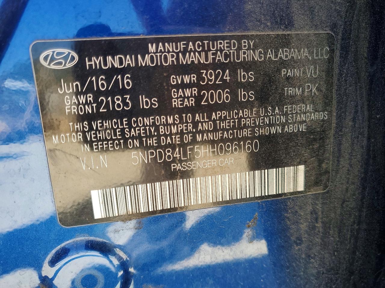 2017 HYUNDAI ELANTRA LIMITED photo 23