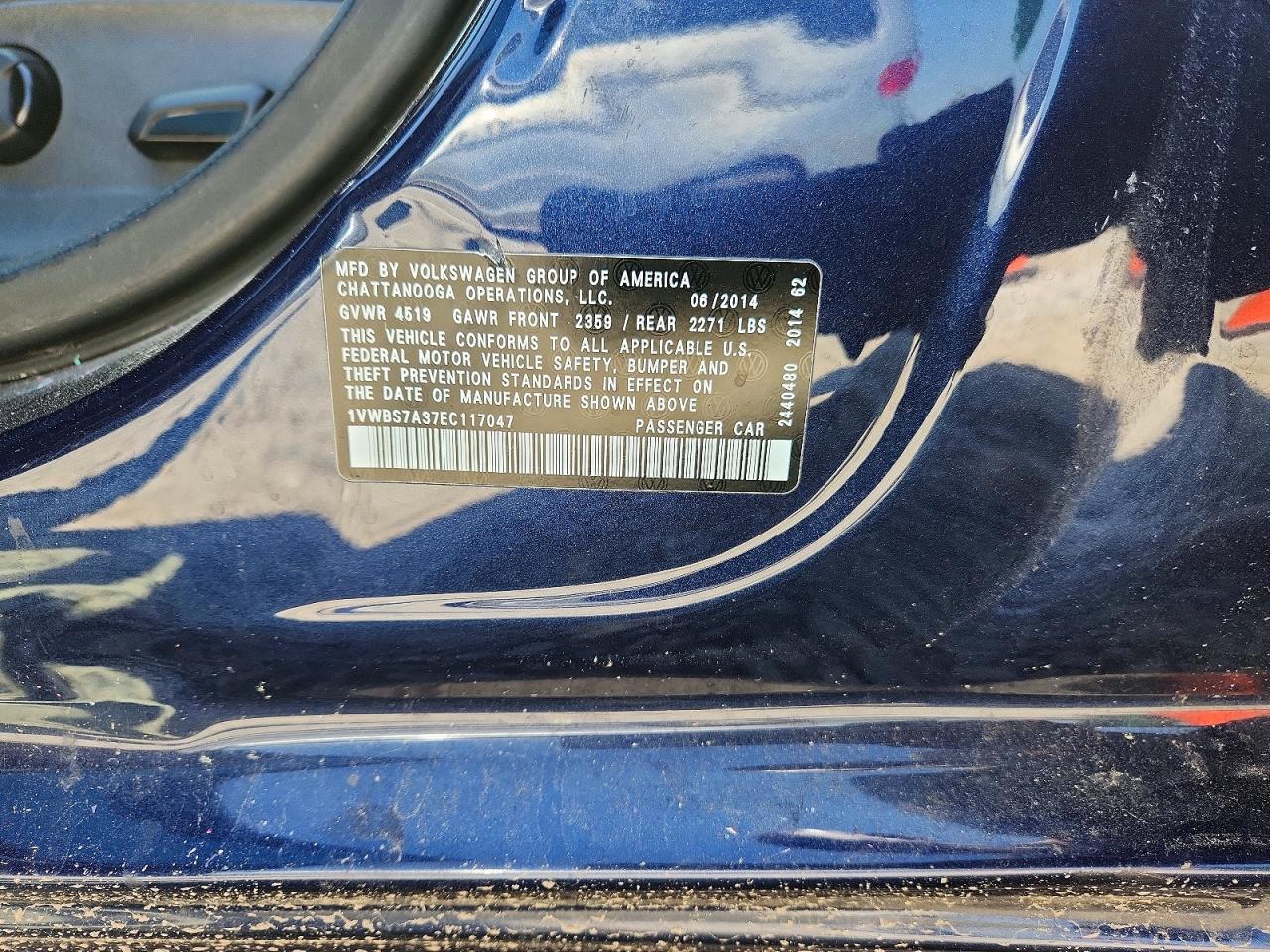 2014 VOLKSWAGEN PASSAT SE photo 34