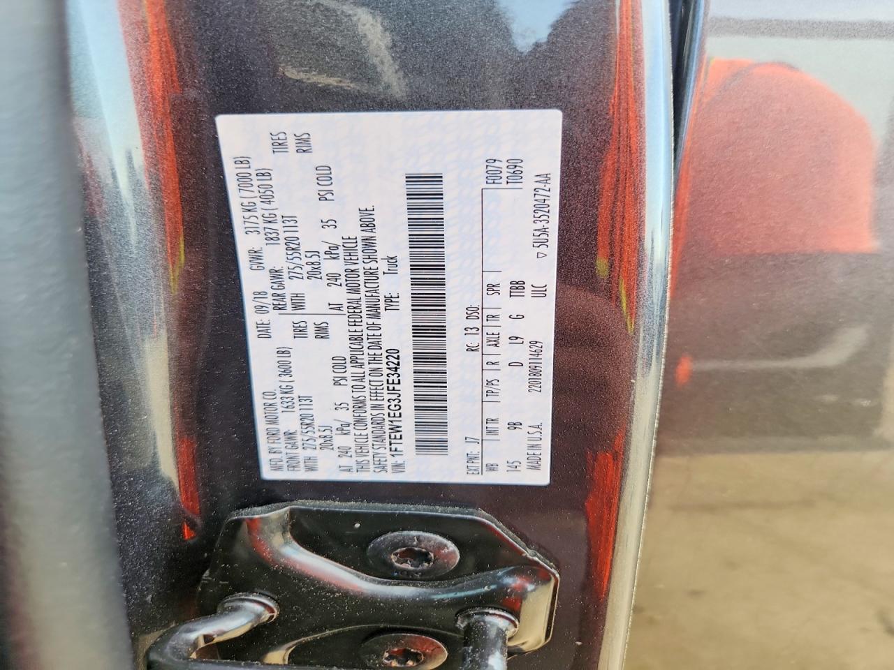 2018 FORD F150 SUPERCREW photo 23