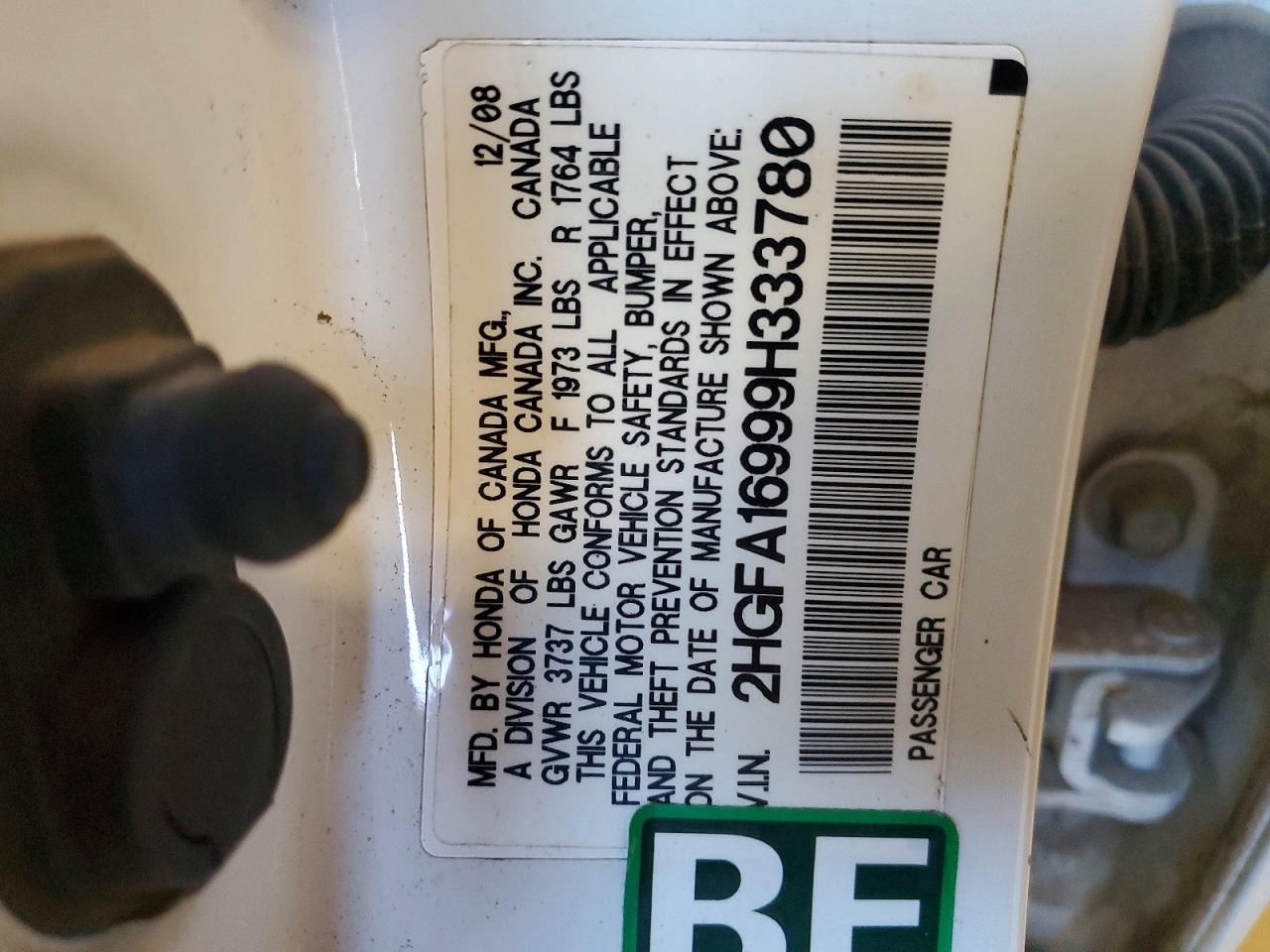 2009 HONDA CIVIC EXL photo 37