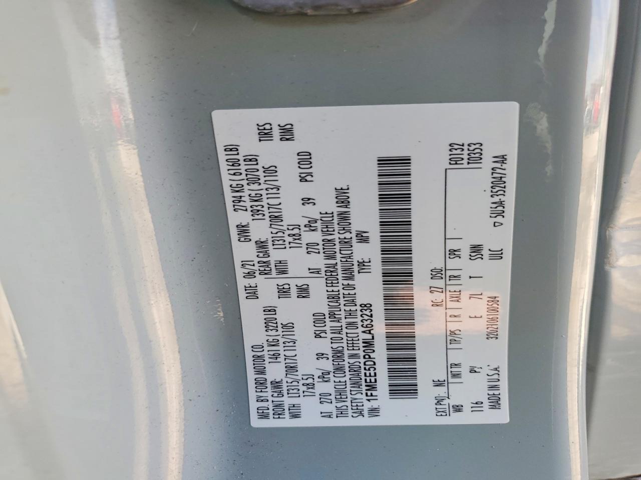 2021 FORD BRONCO BASE photo 37