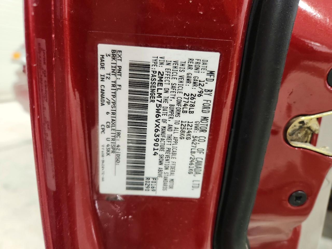 1997 MERCURY GRAND MARQUIS LS photo 12