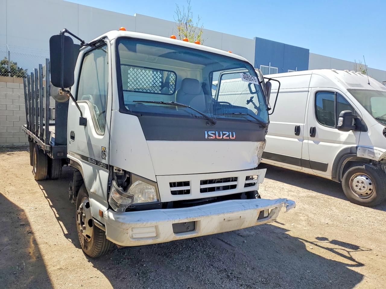 2006 ISUZU NPR FLATBED TRUCK photo 10