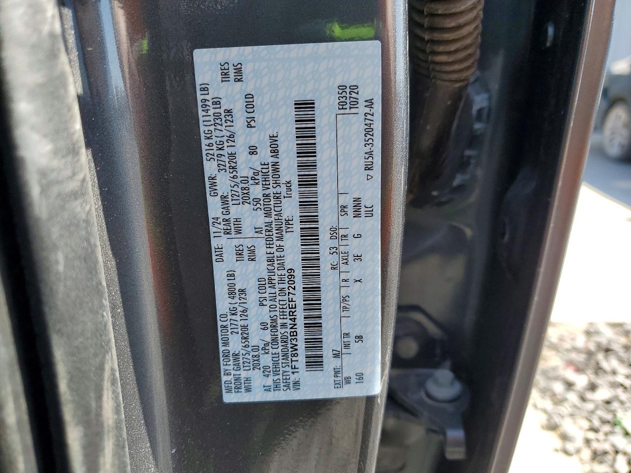 2024 FORD F350 SUPER DUTY photo 12
