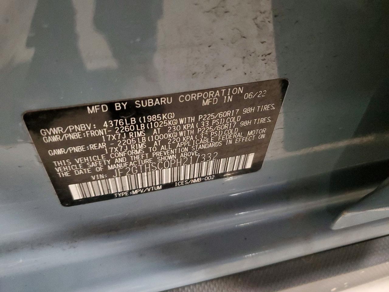 2023 SUBARU CROSSTREK SPORT photo 25