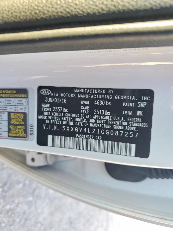 2016 KIA OPTIMA SXL TURBO photo 23