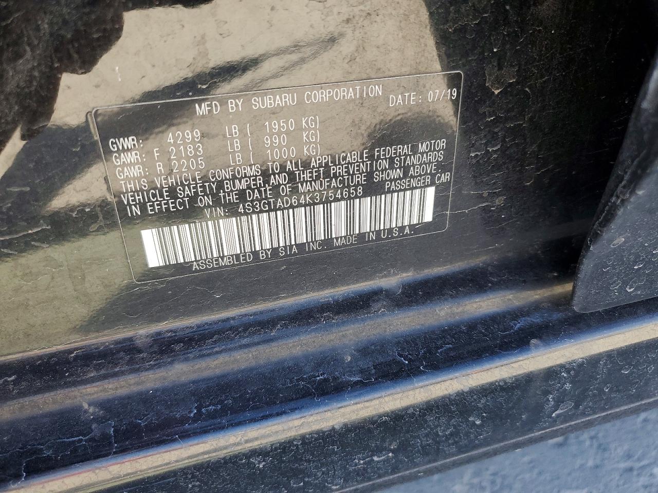 2019 SUBARU IMPREZA PREMIUM photo 23