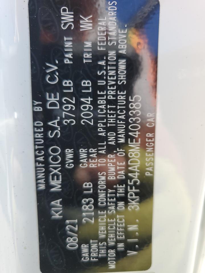2021 KIA FORTE EX photo 34