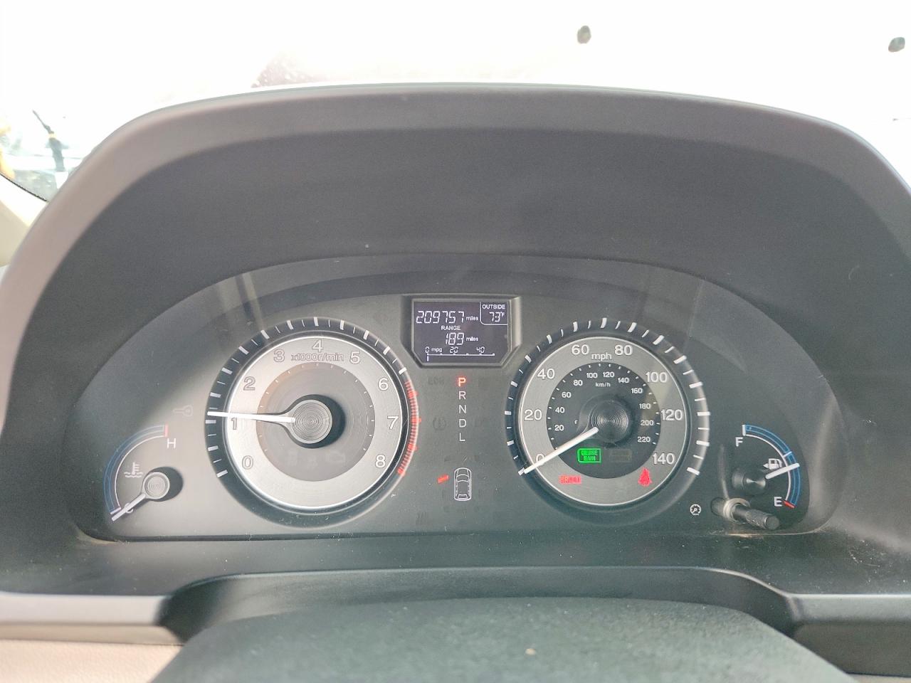 2012 HONDA ODYSSEY EXL photo 9