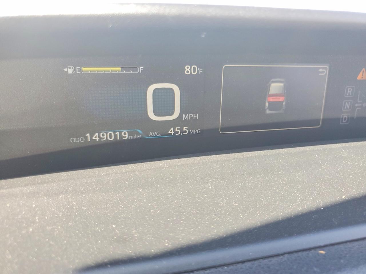 2017 TOYOTA PRIUS TWO photo 9