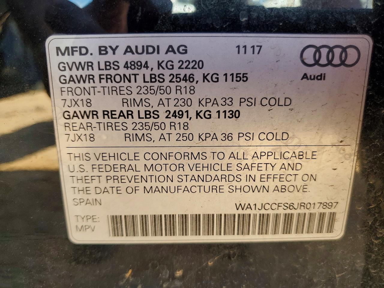 2018 AUDI Q3 PREMIUM PLUS photo 25