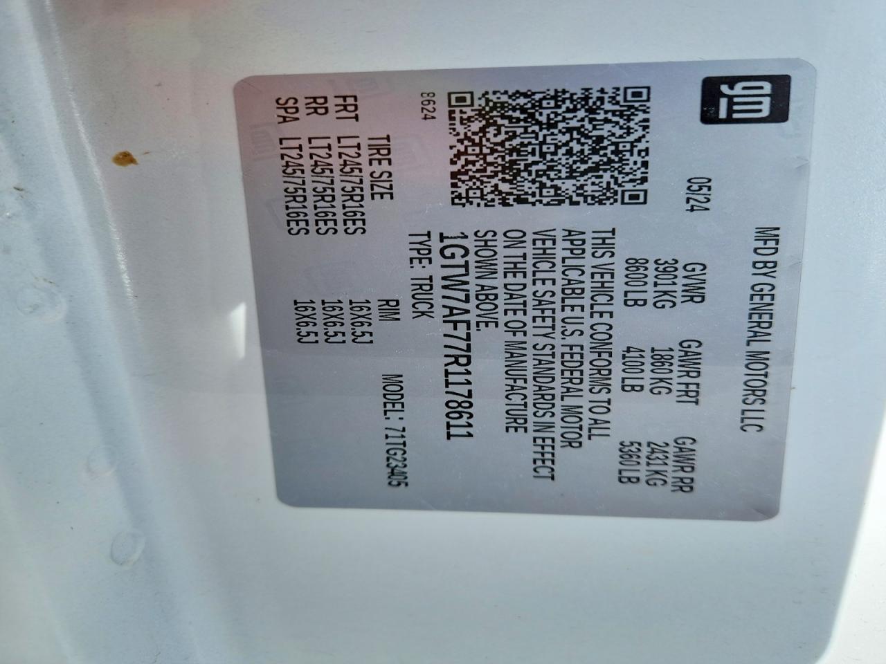 2024 GMC 2500 CARGO UTILITY / SERVICE VAN photo 34