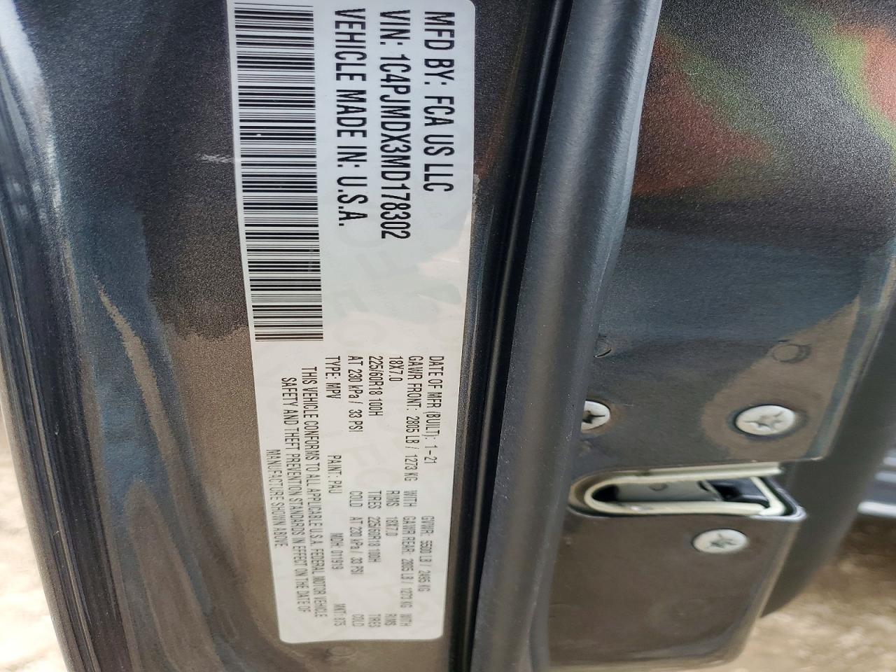 2021 JEEP CHEROKEE LIMITED photo 14