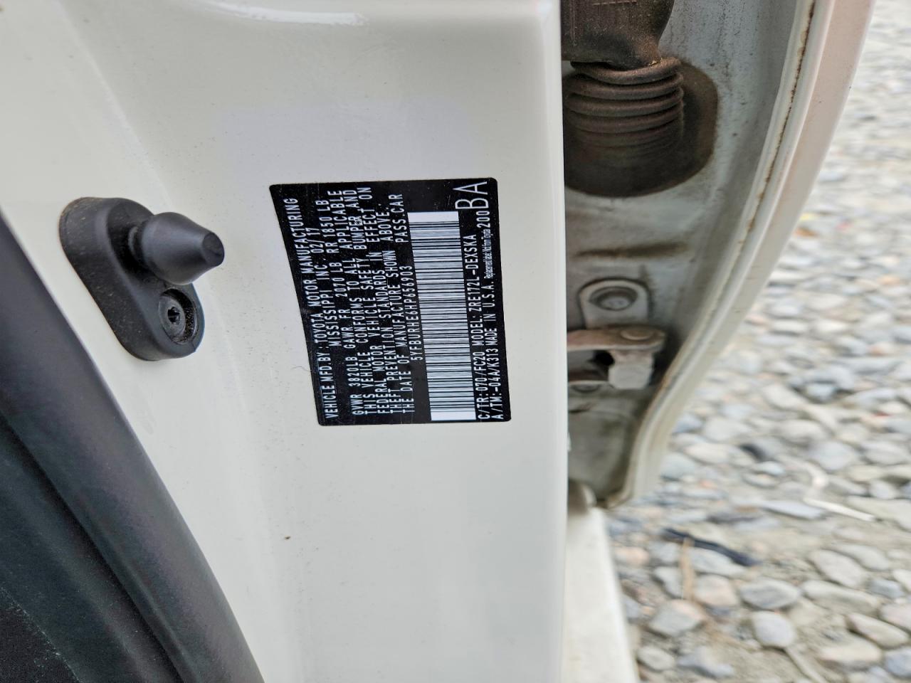 2017 TOYOTA COROLLA SE photo 12
