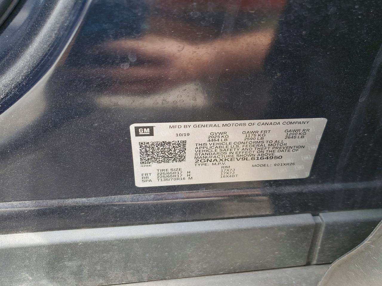 2020 CHEVROLET EQUINOX LT photo 12