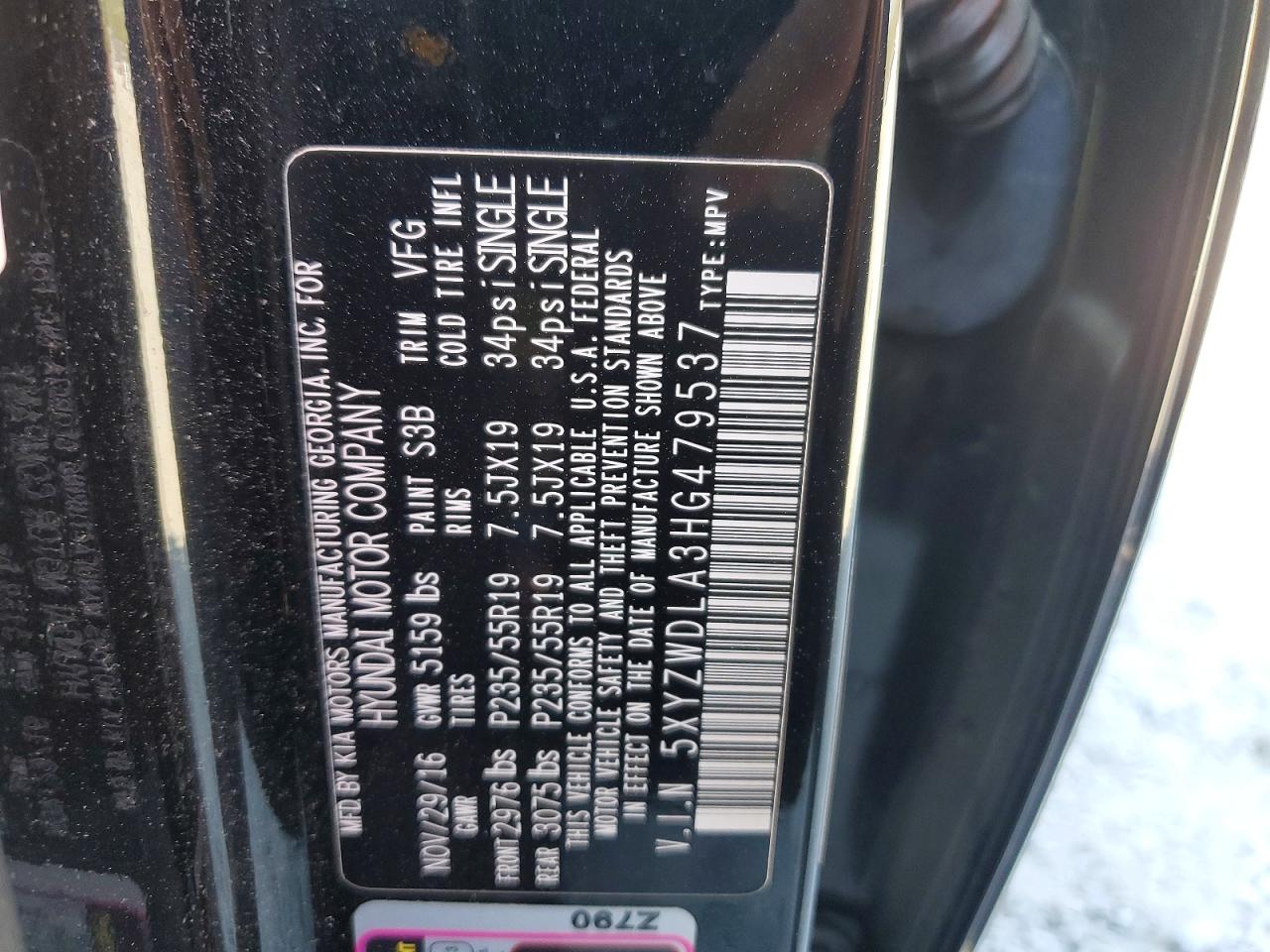 2017 HYUNDAI SANTA FE SPORT 2.0T ULTIMATE photo 27