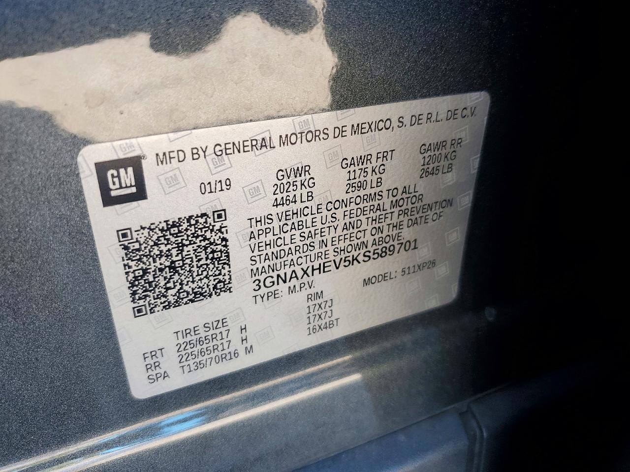 2019 CHEVROLET EQUINOX LS photo 27