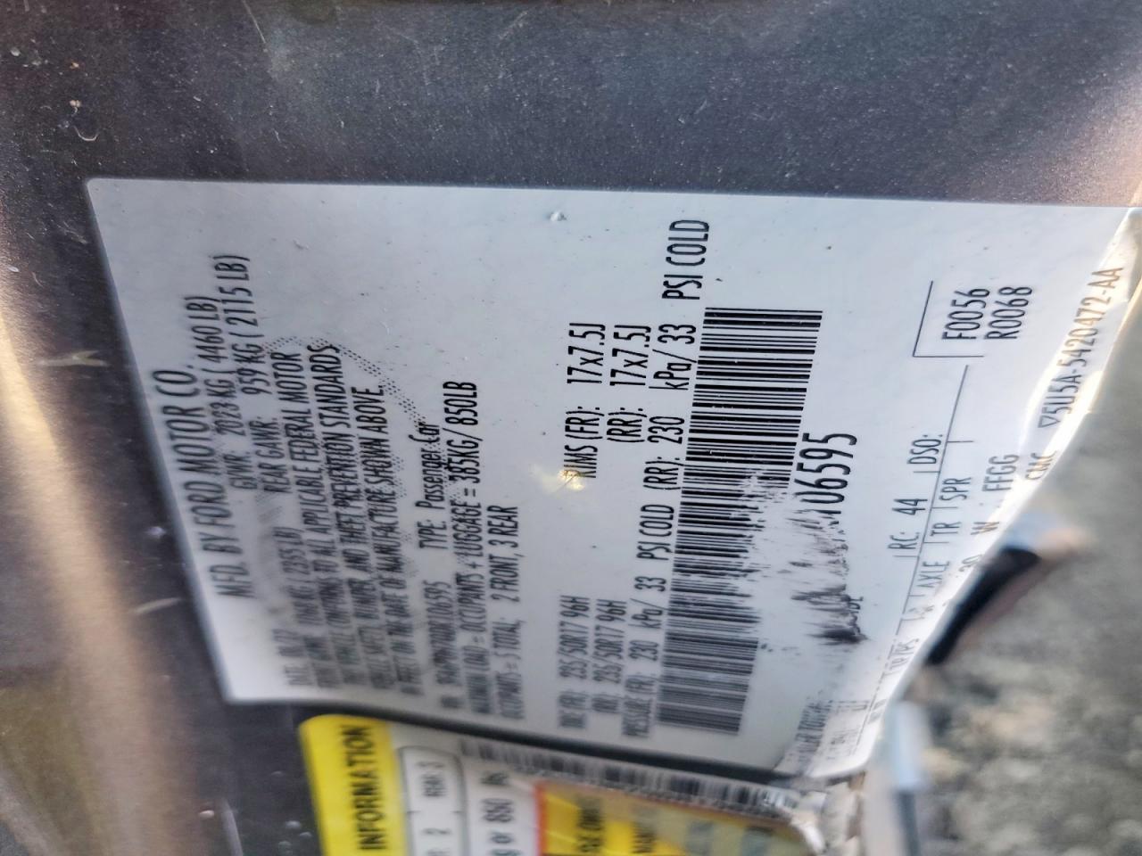 2013 FORD FUSION SE photo 34