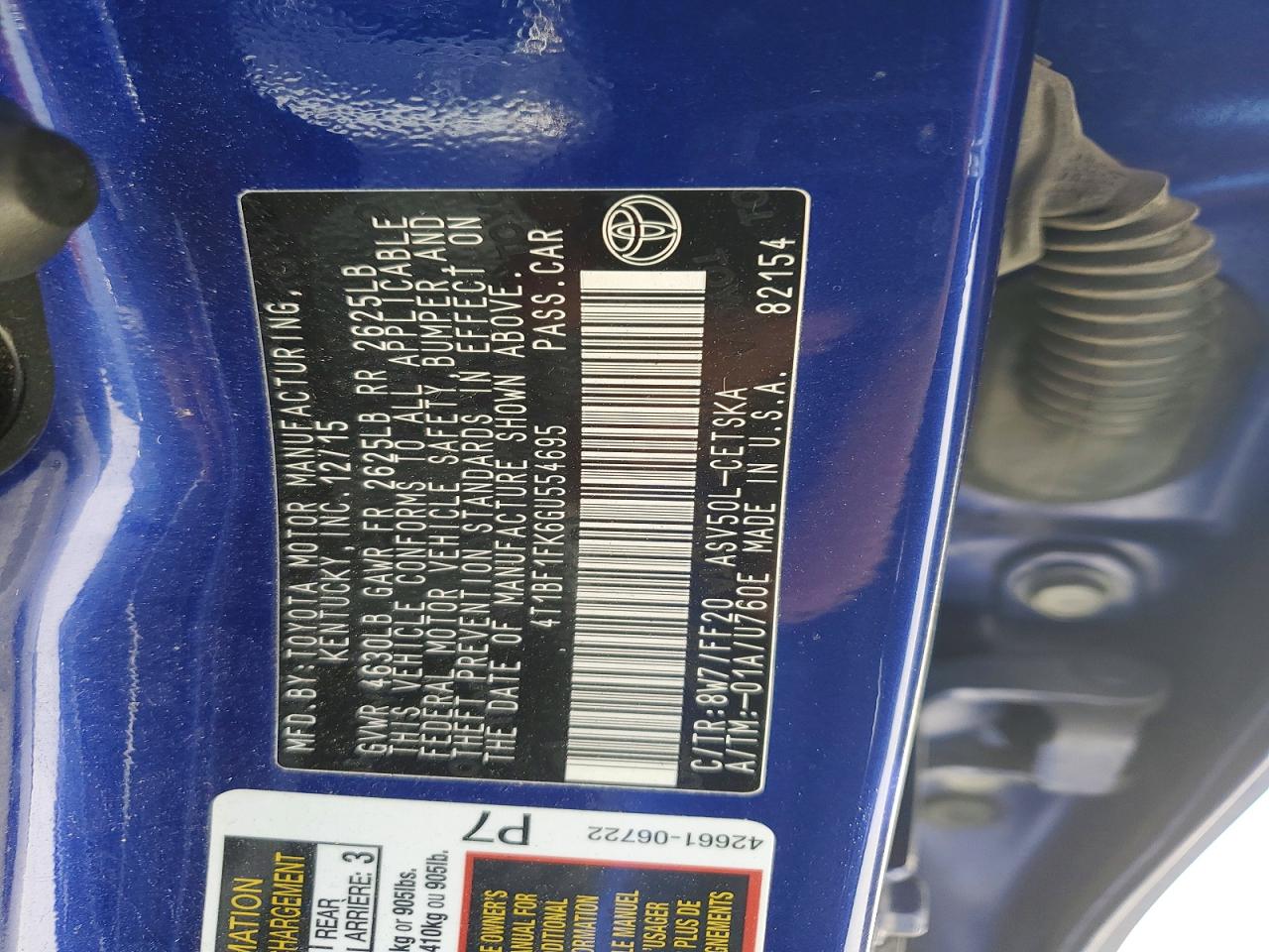 2016 TOYOTA CAMRY SE photo 37