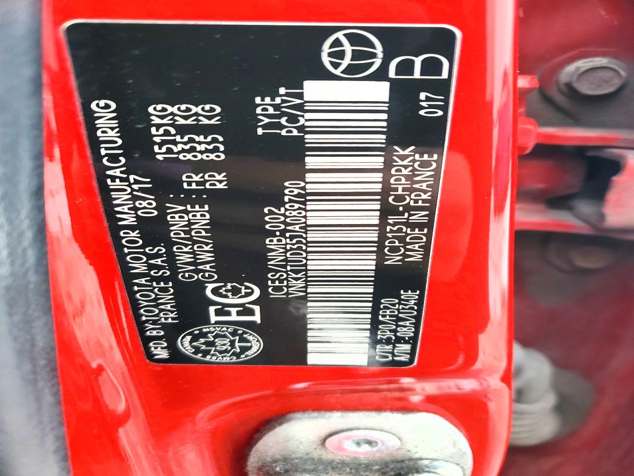 2018 TOYOTA YARIS 5-DOOR L photo 34