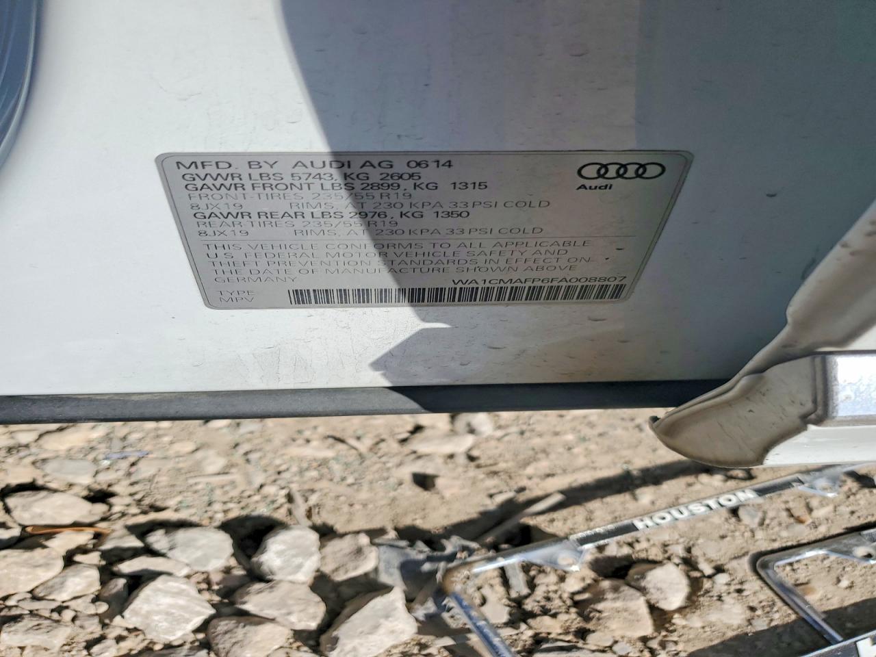 2015 AUDI Q5 photo 23
