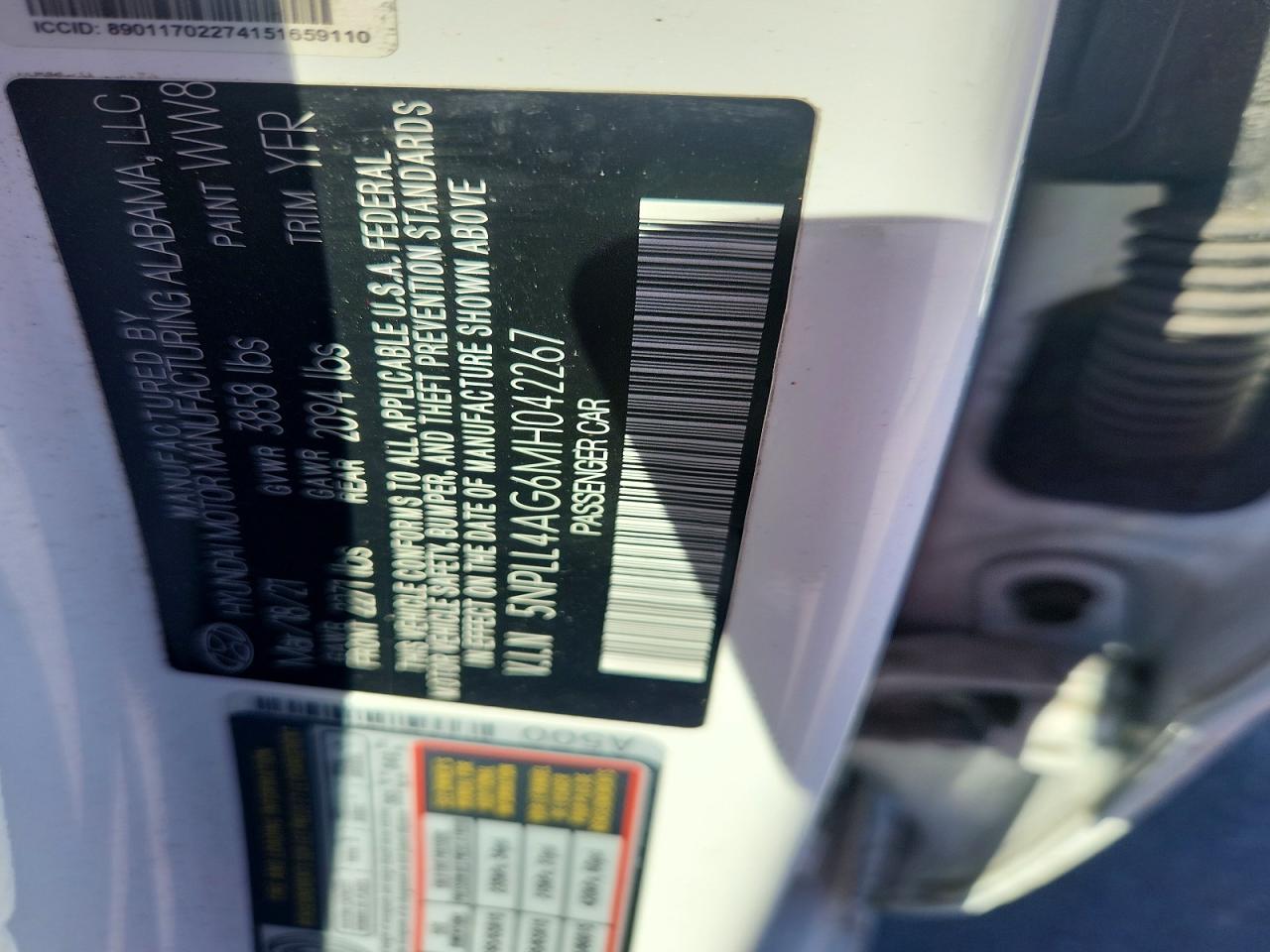 2021 HYUNDAI ELANTRA SE photo 12