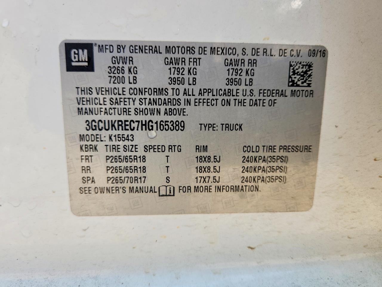 2017 CHEVROLET SILVERADO K1500 LT photo 12