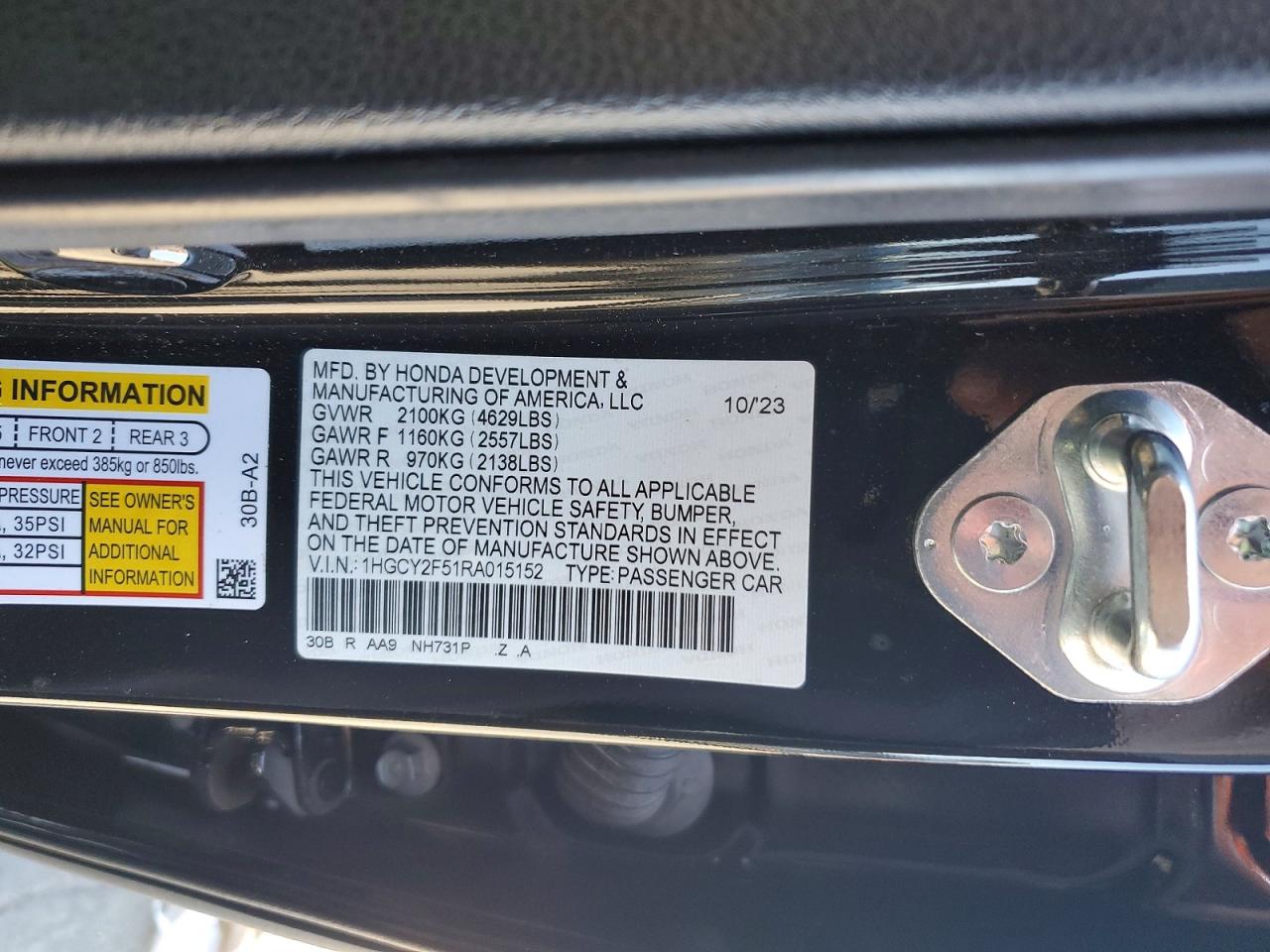 2024 HONDA ACCORD HYBRID SPORT photo 13