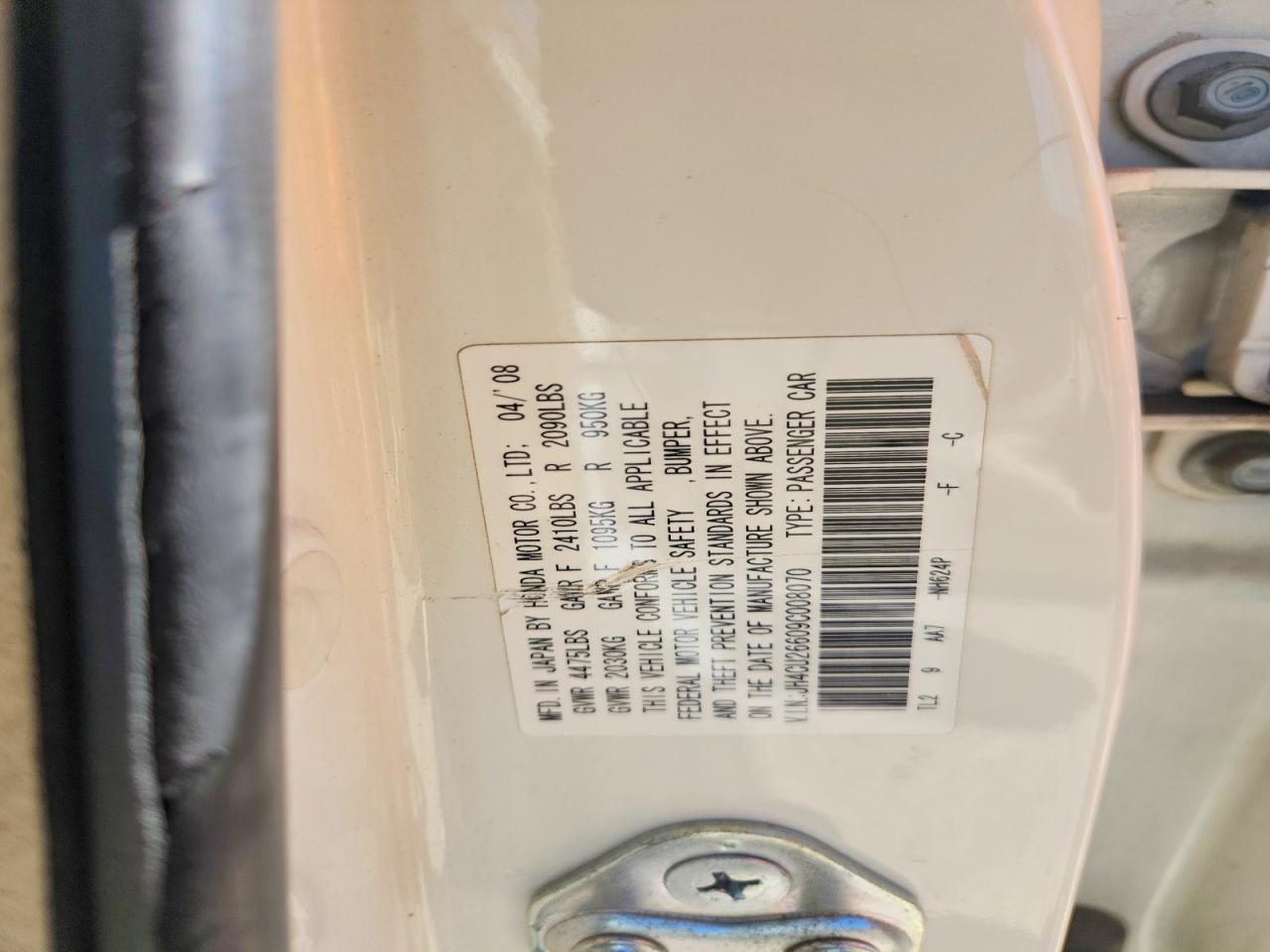 2009 ACURA TSX photo 12