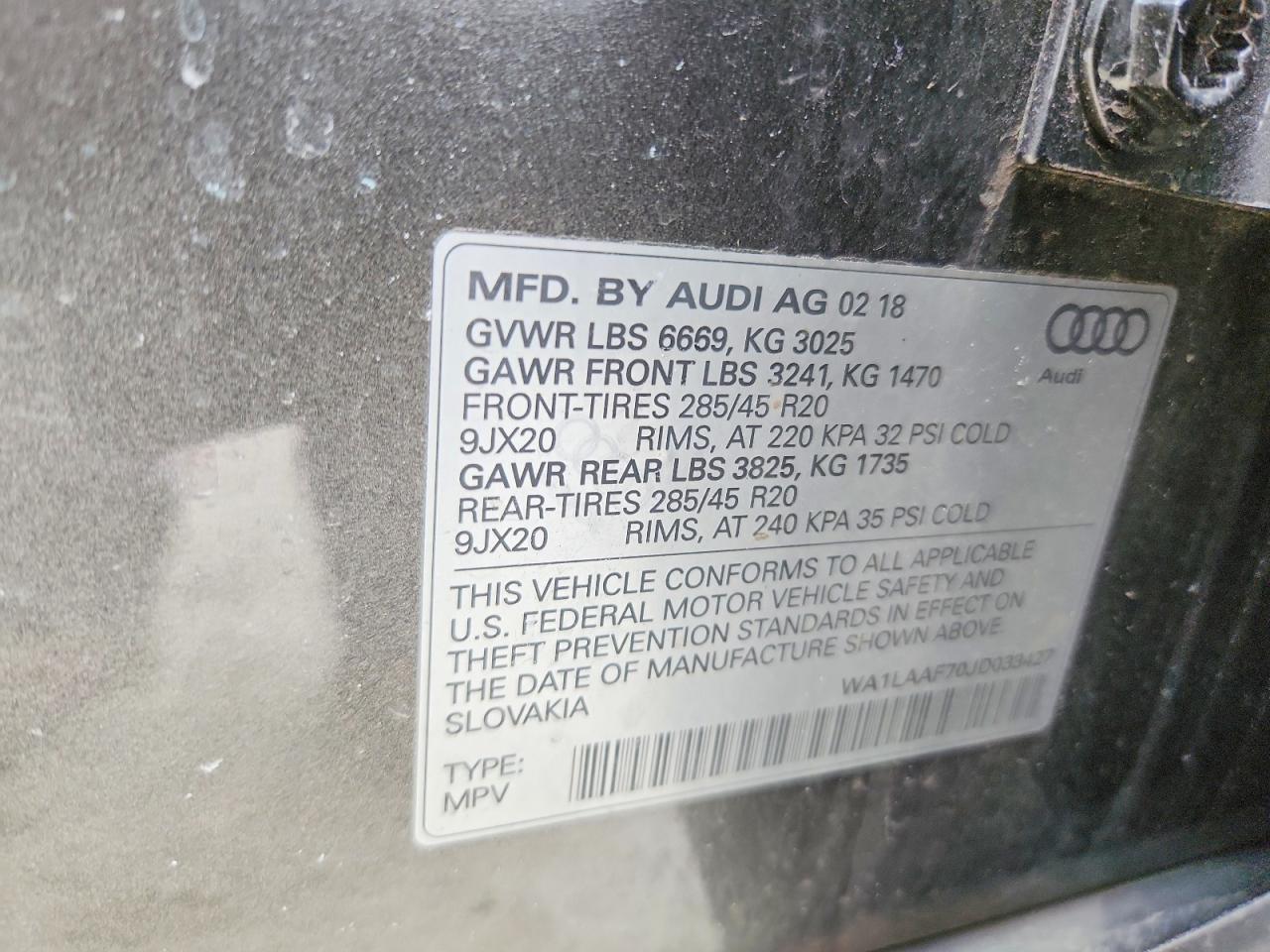2018 AUDI Q7 PREMIUM PLUS photo 25