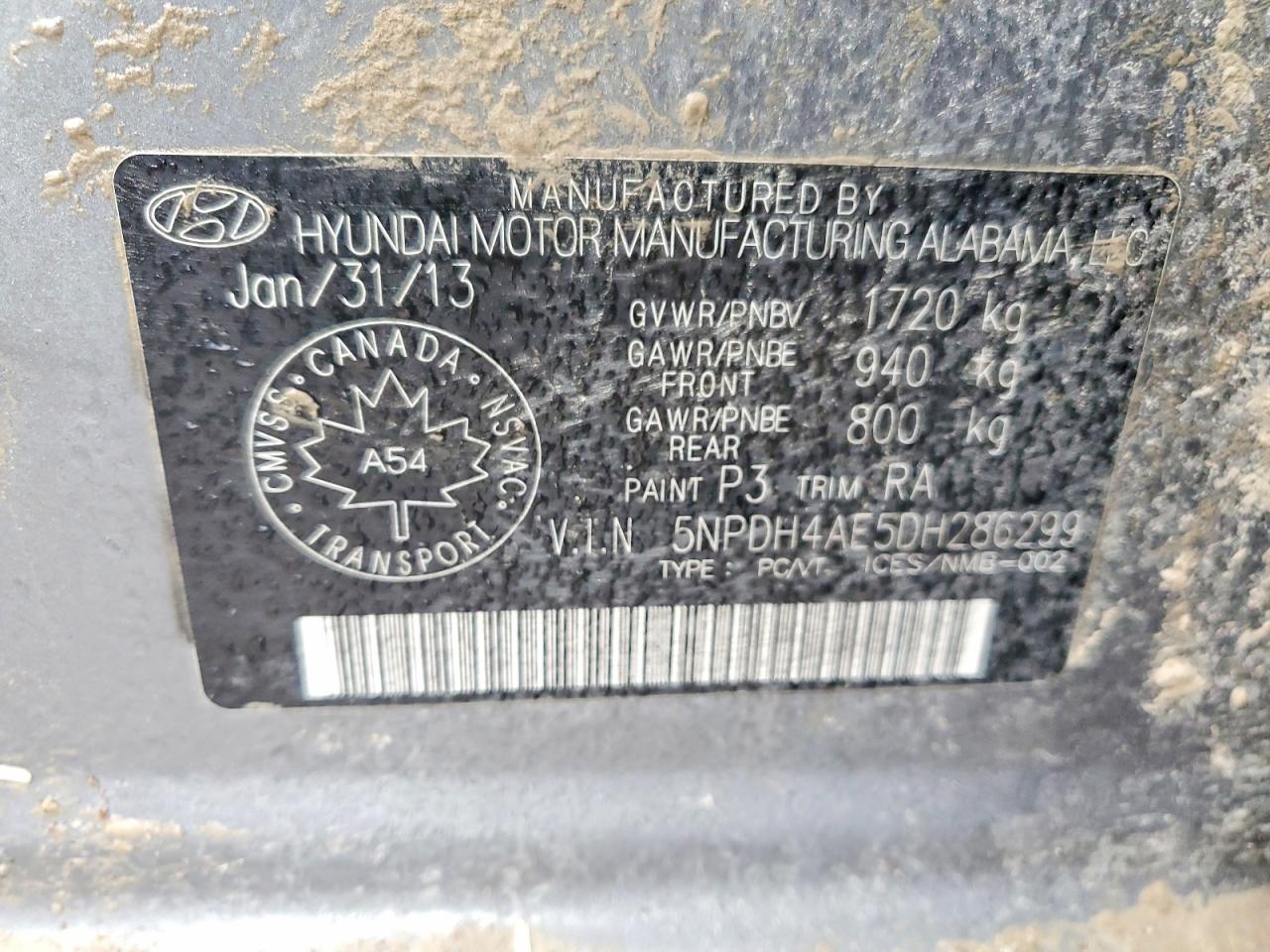 2013 HYUNDAI ELANTRA GLS photo 23