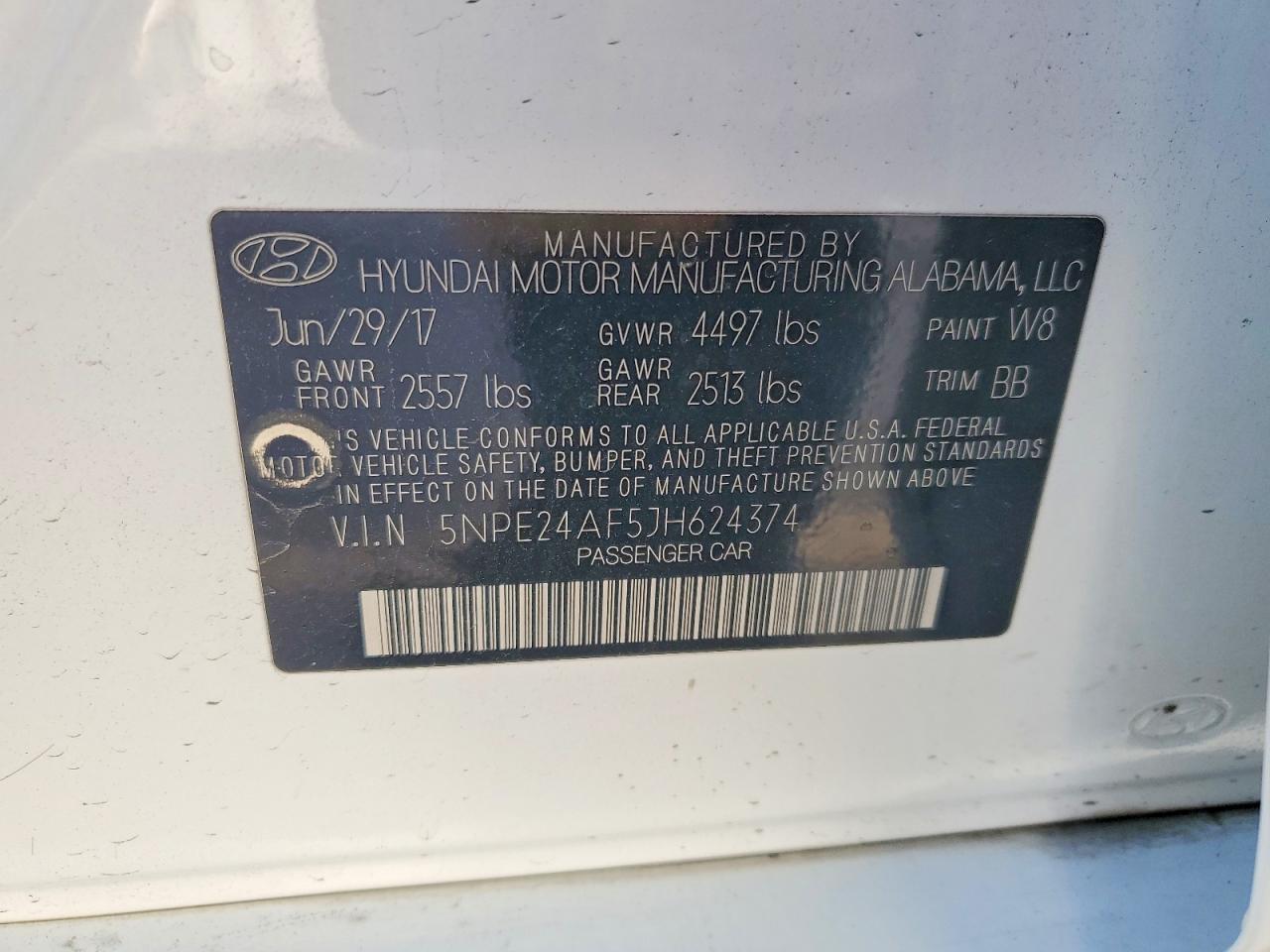 2018 HYUNDAI SONATA SE photo 23