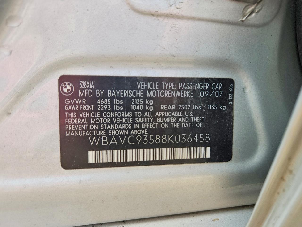 2008 BMW 328 XI photo 34