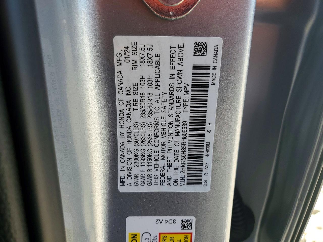 2024 HONDA CR-V SPORT-L photo 14