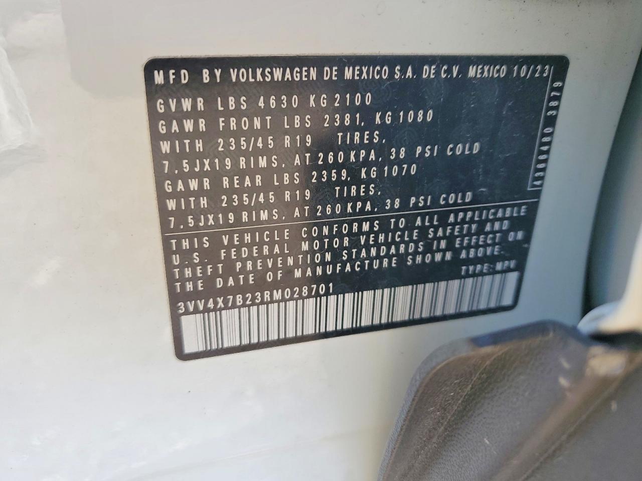 2024 VOLKSWAGEN TAOS SEL photo 13