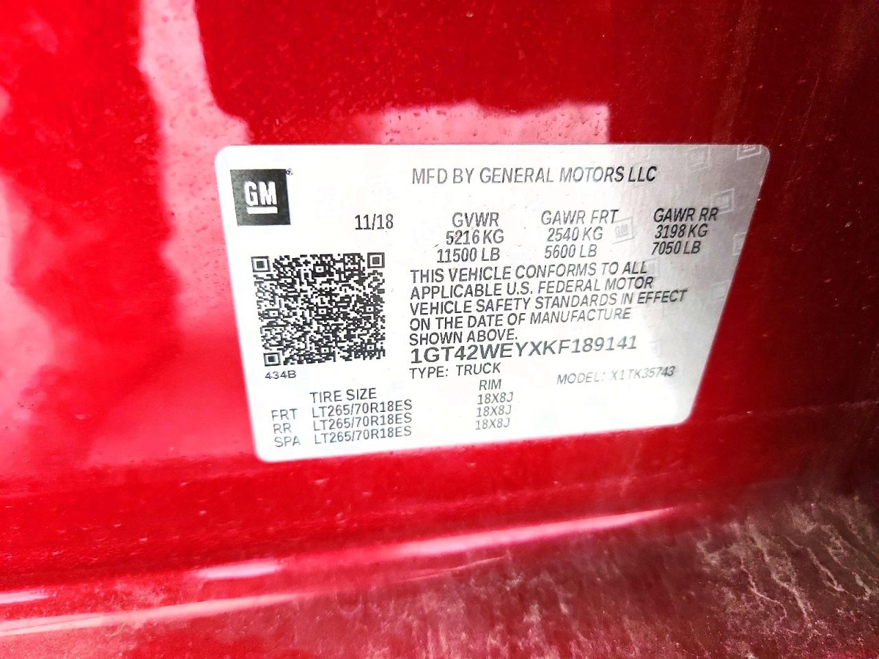 2019 GMC SIERRA K3500 DENALI photo 12