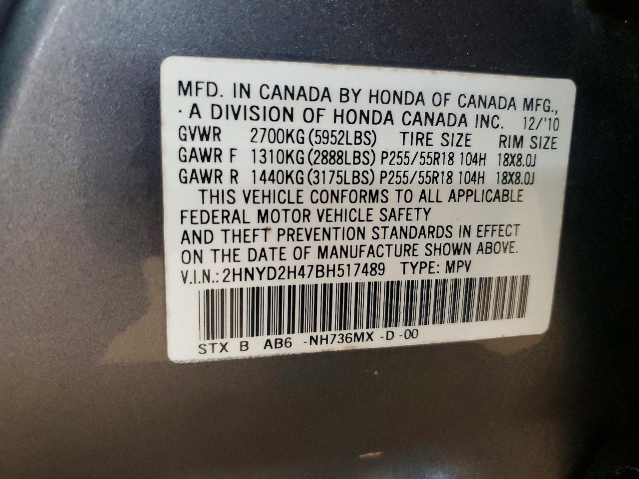 2011 ACURA MDX TECHNOLOGY photo 13