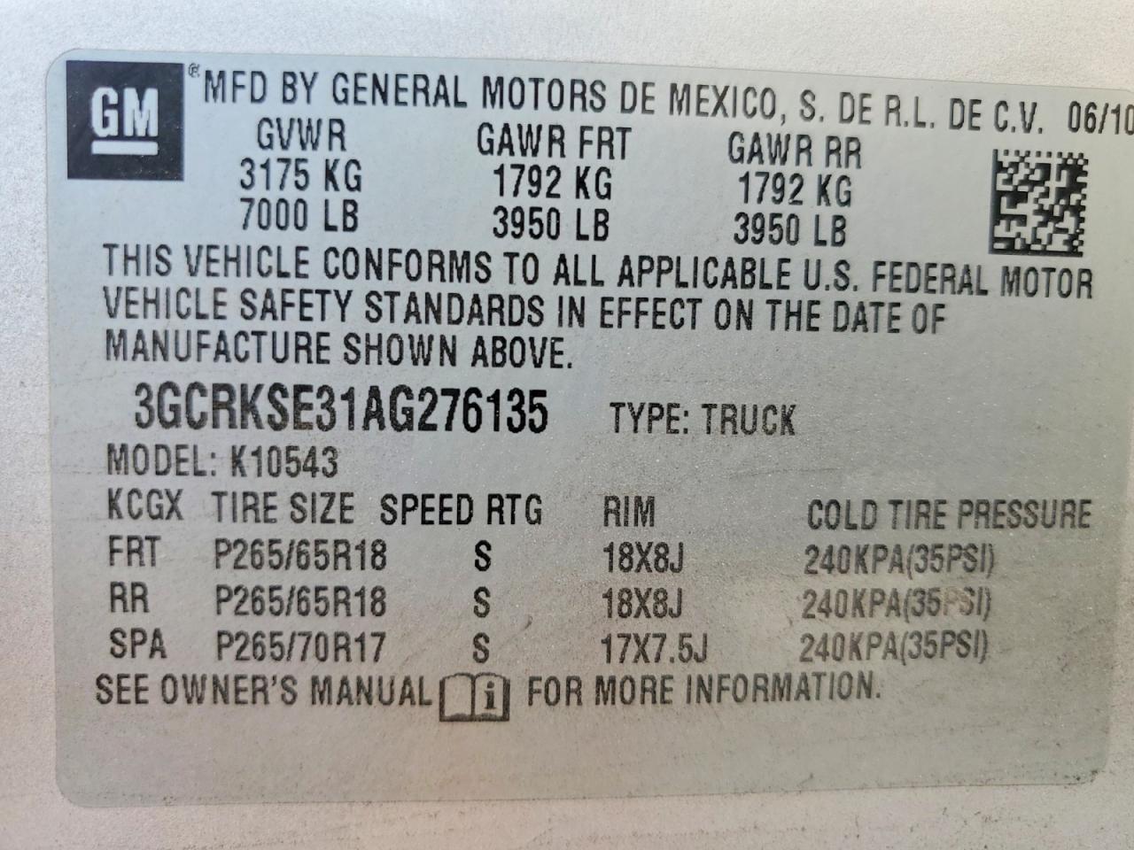 2010 CHEVROLET SILVERADO K1500 LT photo 13