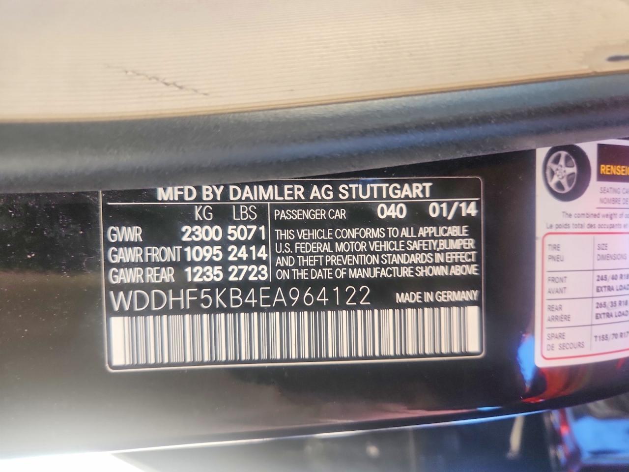 2014 MERCEDES-BENZ E 350 photo 12