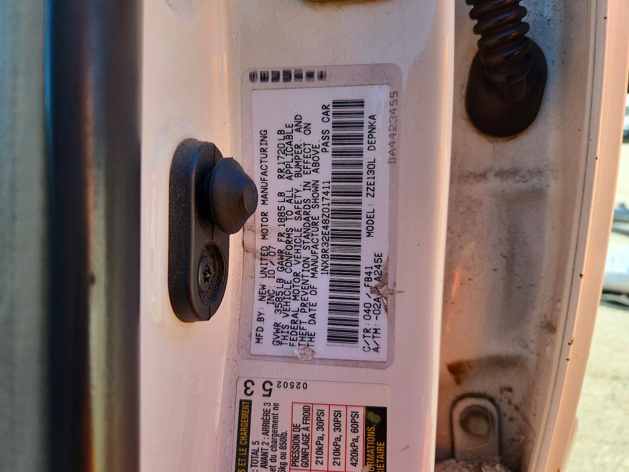 2008 TOYOTA COROLLA photo 13