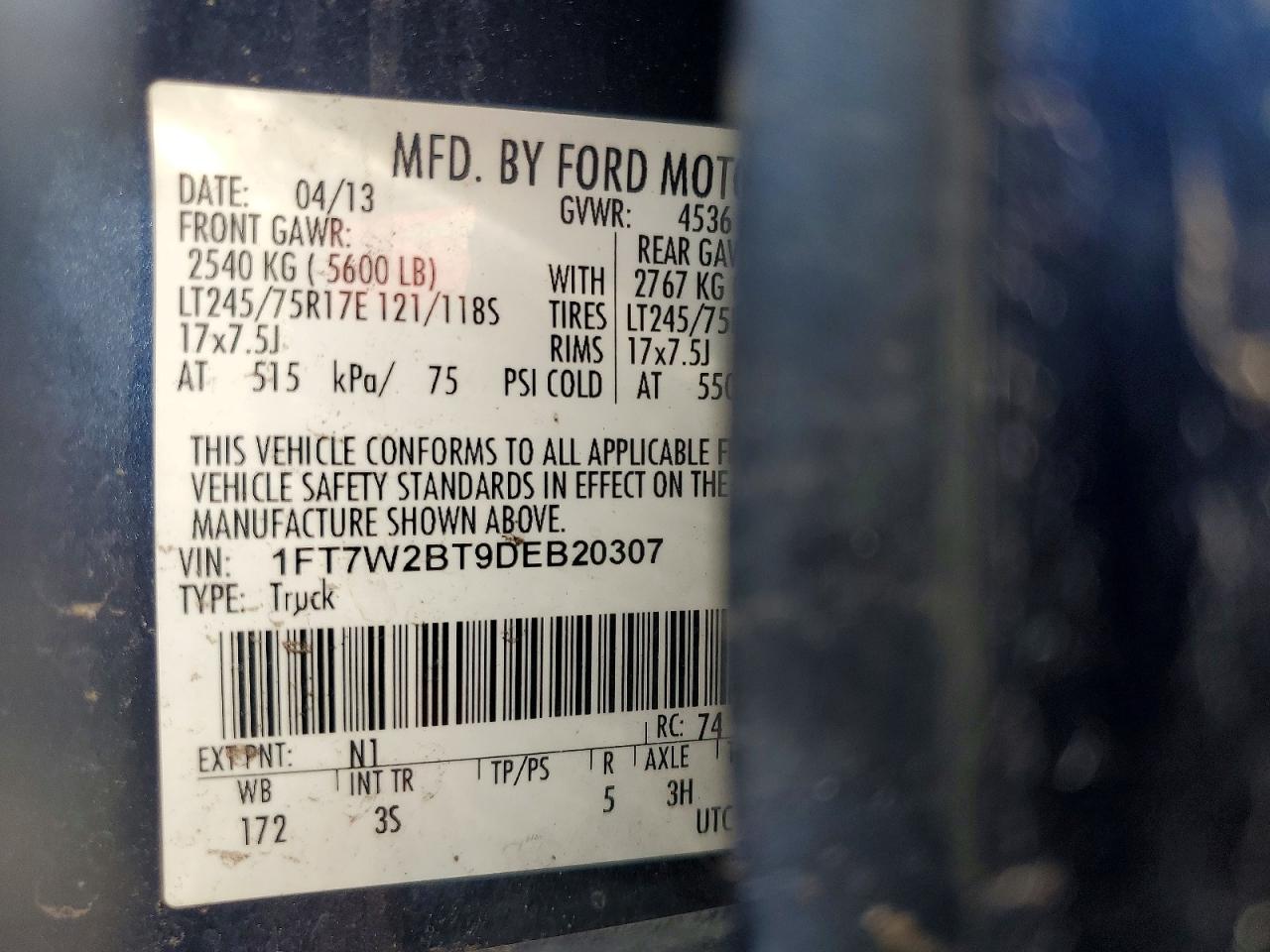 2013 FORD F250 SUPER DUTY photo 12