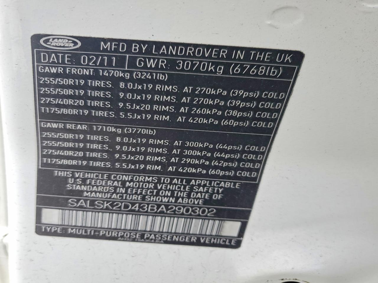 2011 LAND ROVER RANGE ROVER SPORT LUX photo 25