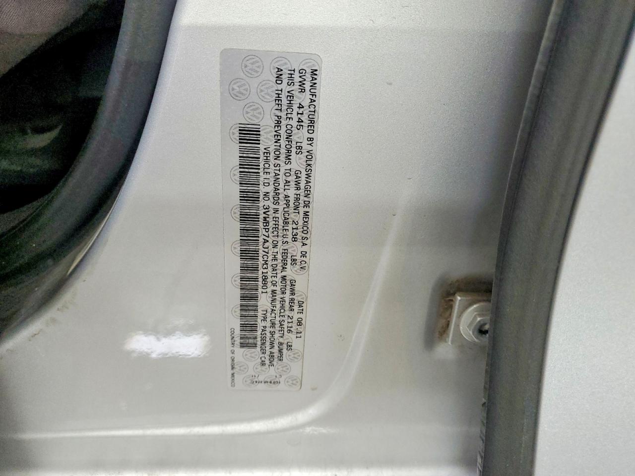 2012 VOLKSWAGEN JETTA SE photo 23