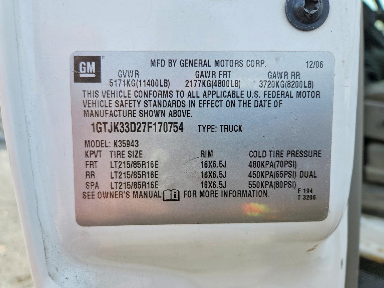 2007 GMC NEW SIERRA K3500 photo 13